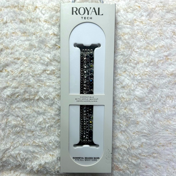 Royal Tech Beaded Band fits all wrist size compatible with Apple Watch 38/40/41M - Picture 3 of 6